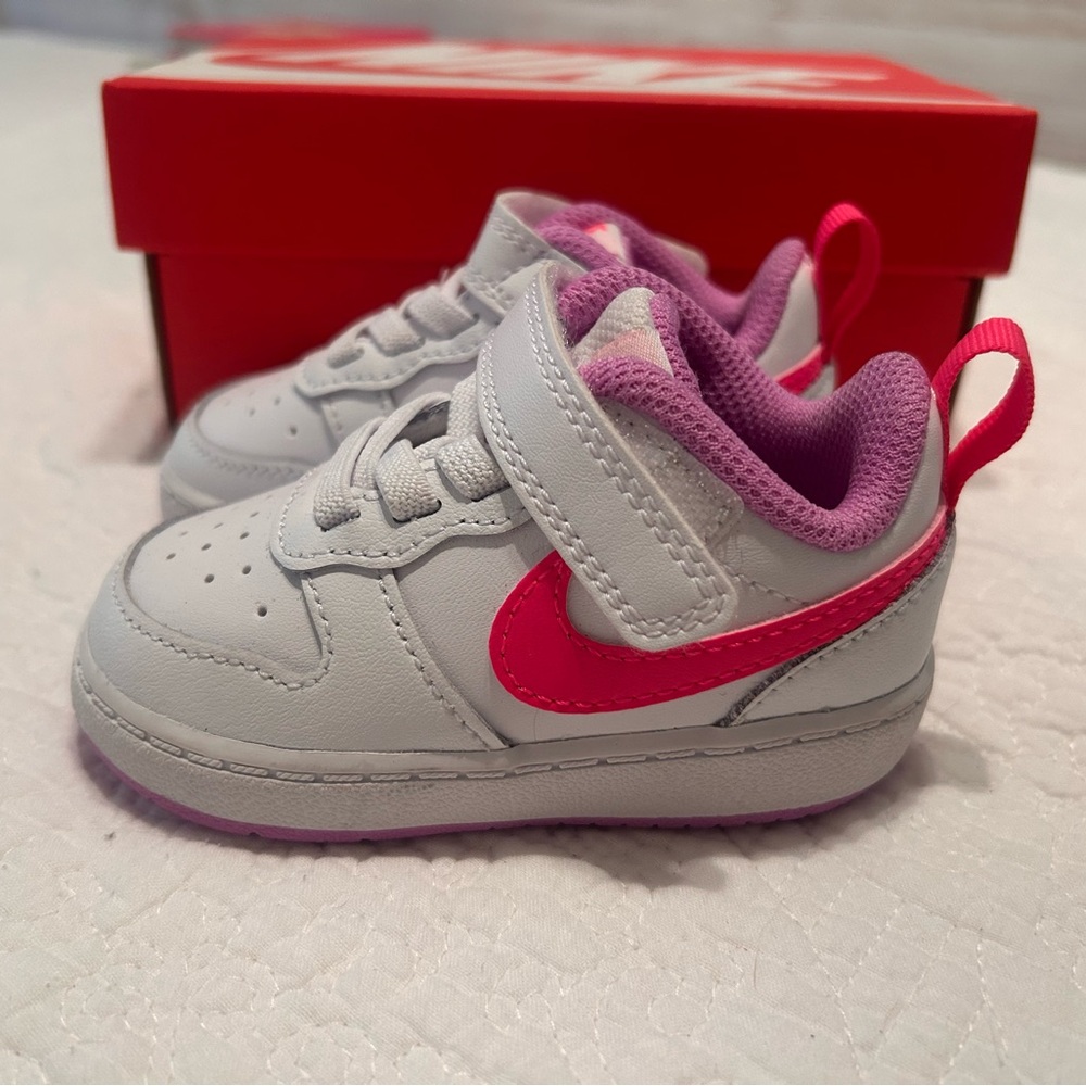 Baby girl Nike shoes size 4c